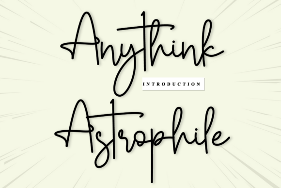 Anythink Astrophile: A Font for Captivating Digital Campaigns