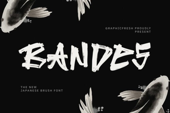 Bandes: A Typeface That Moves Like Ink on Paper