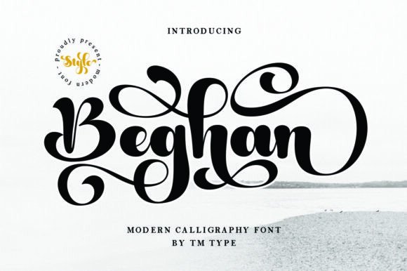 Beghan: A Font for Elegant Digital First Impressions
