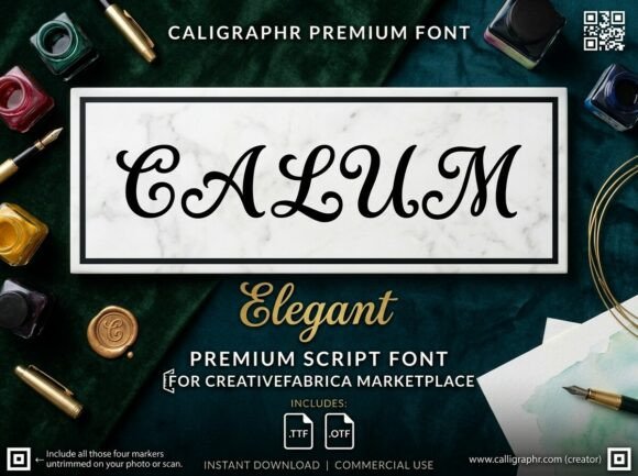 Calum: A Premium Script Font Built for Modern Campaigns