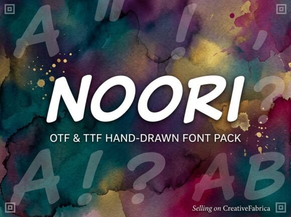 Discovering Noori: A Hand-Drawn Font for Authentic Branding