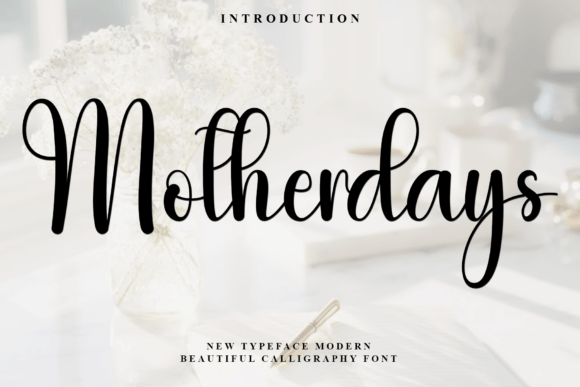 Elevate Your Brand with Motherdays: A Font Review for Creatives