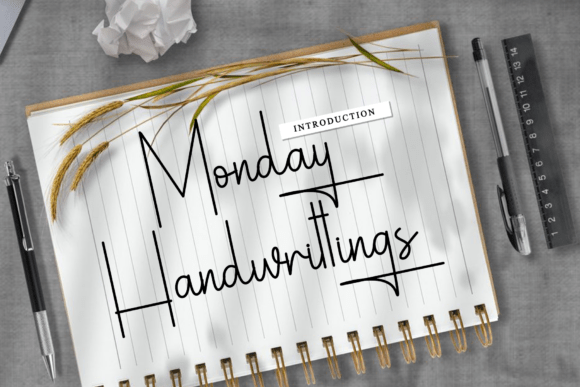 Finding My Brand Voice with the Monday Handwrittings Font