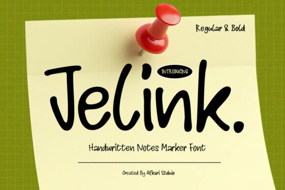 Jelink: The Authentic Handwritten Font for Modern Web Design