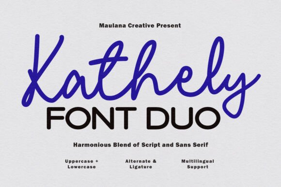 Kathely: The Organic Font Duo for Calmer, Better Reading