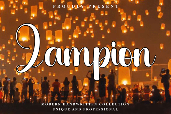 Lampion: An Autumnal Script Font for Crafting a Signature Style