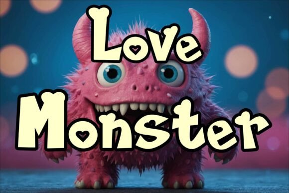 Love Monster: A Display Font for Playful Campaigns