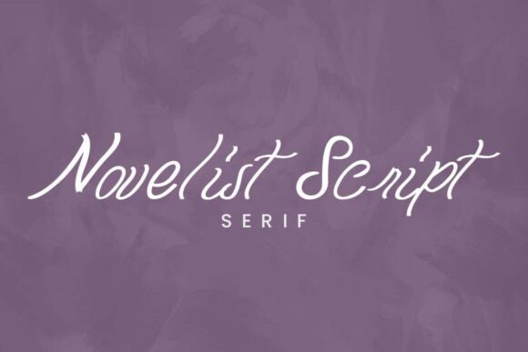 Novelist: A Signature Script Font for Maker Elegance