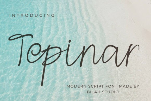 Tepinar: An Elegant Script Font for Modern Web Design