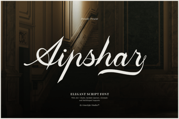 The Editorial Character of Aipshar: A Sophisticated Script Typeface