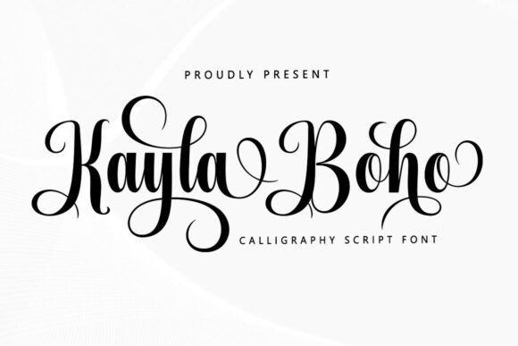 The Kayla Boho Font: A Craft-Maker’s Expressive Handwritten Script