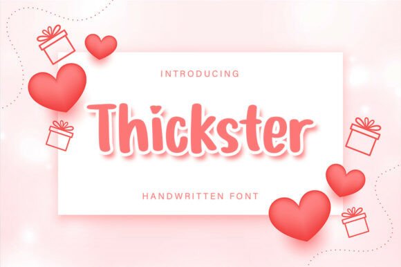 Thickster: A Bold Font for a Business That Stands Out