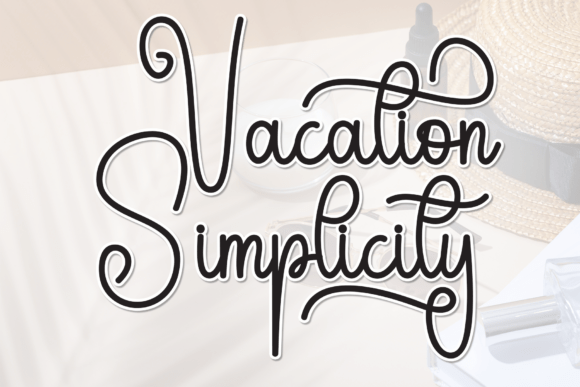 Vacation Simplicity: Your New Favorite Handwritten Font