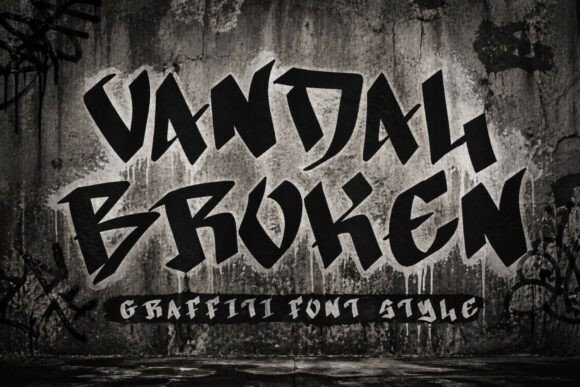 Vandal Broken: The Urban Font That Makes Your Campaigns Speak Louder
