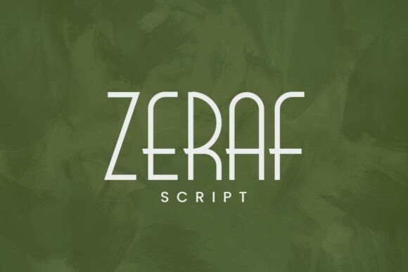 Zeraf: The Minimalist Font for a More Professional Brand